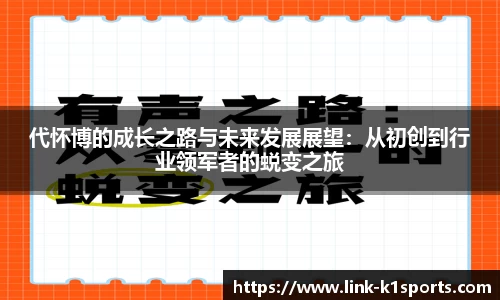 代怀博的成长之路与未来发展展望：从初创到行业领军者的蜕变之旅
